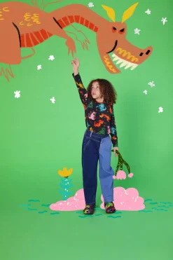 Kids Dangerkids Bottoms*Split Wash Kids Jean