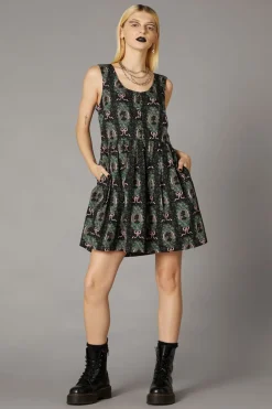 Women Black Friday Dresses & Pinafores*Spooky Cameo Print Dress