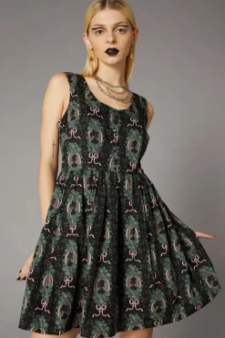 Women Black Friday Dresses & Pinafores*Spooky Cameo Print Dress