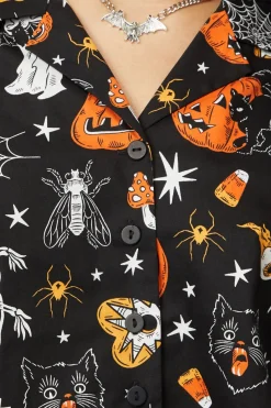 Women Black Friday Blouses & Tops*Spooky Season Blouse
