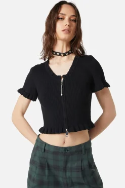 Women Dangerfield Jackets & Coats*Spoon Charm Frill Knit