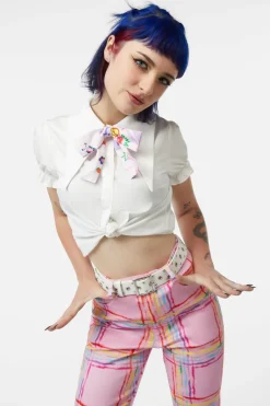 Accessories Dangerfield Belts & Harnesses*Square Buckle Stud Belt