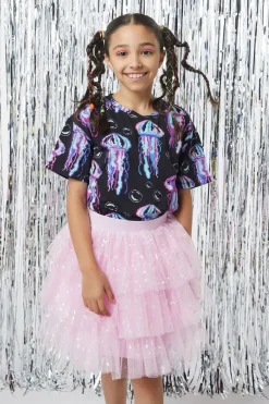 Kids Dangerkids Bottoms*Star Mesh Kids Tulle Skirt