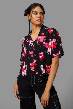 Women Black Friday Blouses & Tops*Stay Creepy Blouse