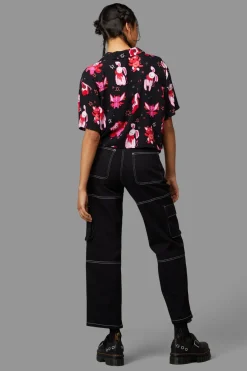 Women Black Friday Blouses & Tops*Stay Creepy Blouse