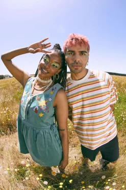 Men Dangerfield Shirts & Tees*Stevie Stripes Tee