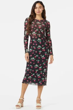 Women Princess Highway Blouses & Tops*Strawberry Mesh Top