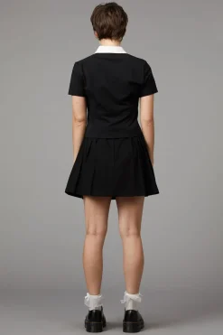 Women Black Friday Blouses & Tops*Strings Gothic Blouse