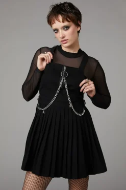 Women Black Friday Dresses & Pinafores*Strings Gothic Pinafore