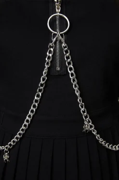 Women Black Friday Dresses & Pinafores*Strings Gothic Pinafore