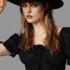 Accessories Black Friday Hats*Studded Wide Brim Hat