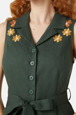 Women Princess Highway Pants & Jumpsuits*Sunny Retro Emb Jumpsuit