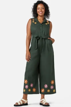 Women Princess Highway Pants & Jumpsuits*Sunny Retro Emb Jumpsuit