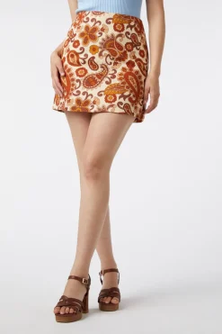 Women Princess Highway Skirts & Skorts*Sunset Paisley Mini Skirt