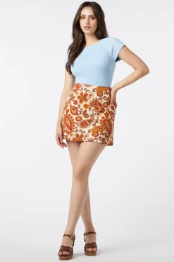 Women Princess Highway Skirts & Skorts*Sunset Paisley Mini Skirt