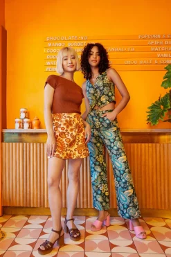 Women Princess Highway Skirts & Skorts*Sunset Paisley Mini Skirt