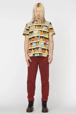 Men Dangerfield Shirts & Tees*Supermarket Print Shirt