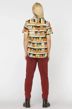 Men Dangerfield Shirts & Tees*Supermarket Print Shirt