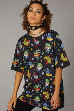 Men Black Friday Shirts & Tees*Surfing Creatures Over S Tee