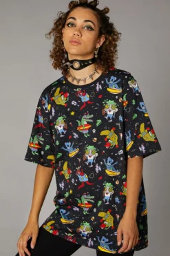 Men Black Friday Shirts & Tees*Surfing Creatures Over S Tee