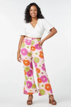 Women Princess Highway Pants & Jumpsuits*Susan Floral Flare Jean