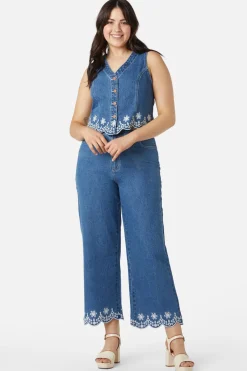 Women Princess Highway Blouses & Tops*Suzie Scallop Vest