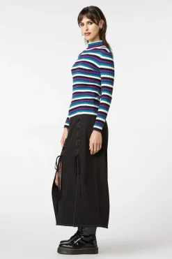 Women Dangerfield Knitwear & Cardis*Tabby Stripe Skivvy Knit