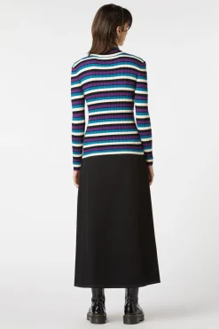 Women Dangerfield Knitwear & Cardis*Tabby Stripe Skivvy Knit