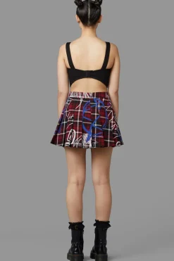 Women Black Friday Skirts & Skorts*Tag Tartan Miniskirt