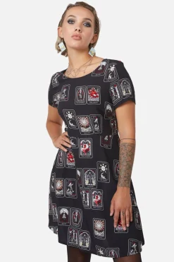 Women Dangerfield Dresses & Pinafores*Tarot Spread Print Dress