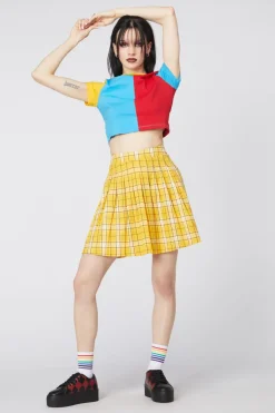 Women Dangerfield Skirts & Skorts*Tartan Mood Pleat Mini Skirt