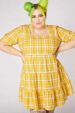 Women Dangerfield Dresses & Pinafores*Tartan Mood Ruffle Dress