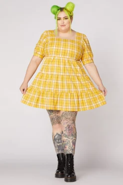 Women Dangerfield Dresses & Pinafores*Tartan Mood Ruffle Dress