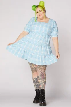 Women Dangerfield Dresses & Pinafores*Tartan Mood Ruffle Dress