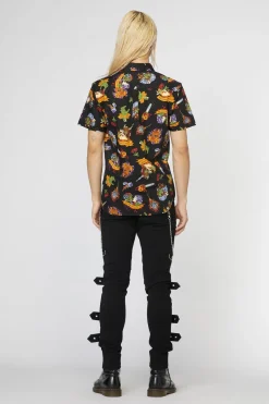 Men Dangerfield Shirts & Tees*Tattoo Zombie Print Shirt