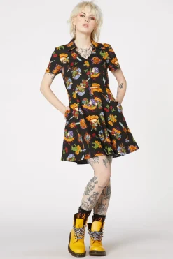 Women Dangerfield Dresses & Pinafores*Tattoo Zombie Shirt Dress
