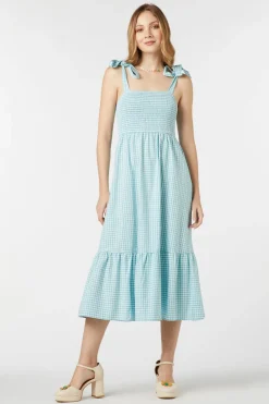 Women Princess Highway Dresses & Pinafores*Tessa Check Midi Dress