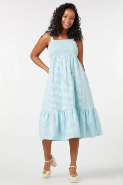 Women Princess Highway Dresses & Pinafores*Tessa Check Midi Dress