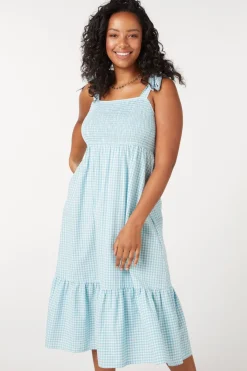 Women Princess Highway Dresses & Pinafores*Tessa Check Midi Dress