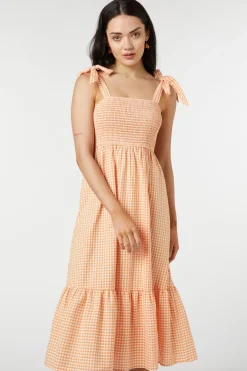 Women Princess Highway Dresses & Pinafores*Tessa Check Midi Dress