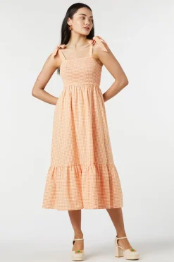 Women Princess Highway Dresses & Pinafores*Tessa Check Midi Dress