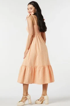 Women Princess Highway Dresses & Pinafores*Tessa Check Midi Dress