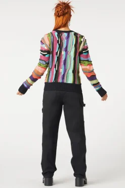 Women Dangerfield Knitwear & Cardis*Textured Rage Knit Jumper