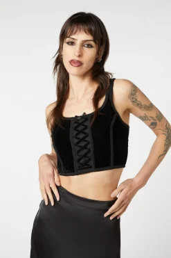 Women Dangerfield Blouses & Tops*10Th House Velvet Corset