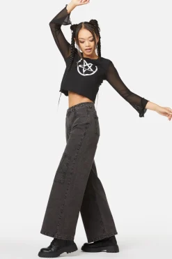 Women Dangerfield Pants & Jumpsuits*The Astral Wide Leg Jeans