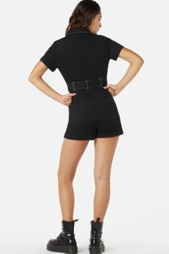 Women Dangerfield Pants & Jumpsuits*The End Contrast Stitch Jumpsuit