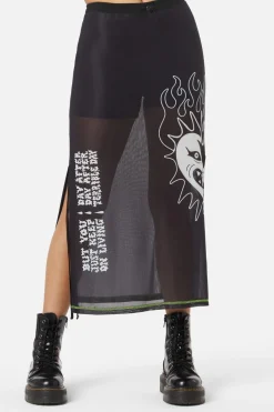Women Dangerfield Skirts & Skorts*The End Mesh Drawstring Skirt