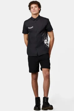 Men Dangerfield Shirts & Tees*The End Side Printed Short Sleeve Shirt