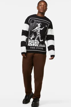 Men Dangerfield Jumpers & Knits*The Fool Stripe Knit Jumper