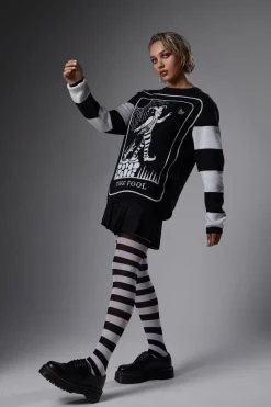 Men Dangerfield Jumpers & Knits*The Fool Stripe Knit Jumper